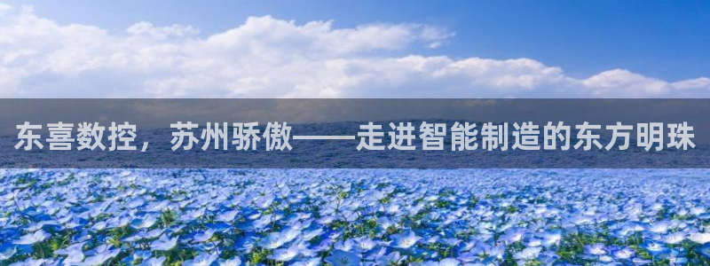 天辰娱乐22650:东喜数控,苏州骄傲——走进智能制造的东方明珠
