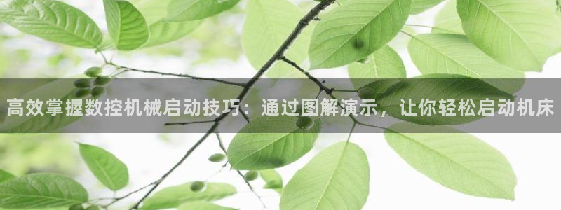 天辰娱乐会员:高效掌握数控机械启动技巧:通过图解演示,让你轻松启动机床