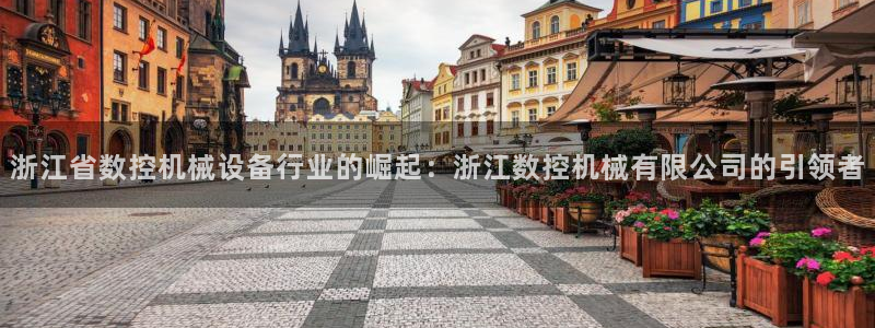 天辰娱乐测试:浙江省数控机械设备行业的崛起:浙江数控机械有限公司的引领者